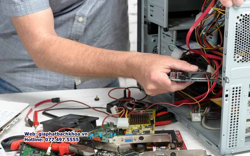 Quy trình sửa máy tính bàn PC Xã Sơn Cẩm Thái Nguyên