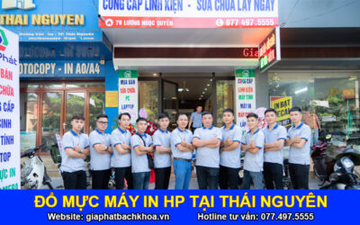 Đổ mực máy in hp tại Thái Nguyên