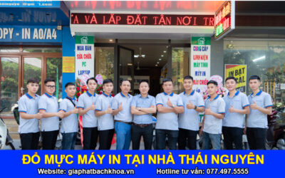 Đổ mực máy in tại nhà Thái Nguyên