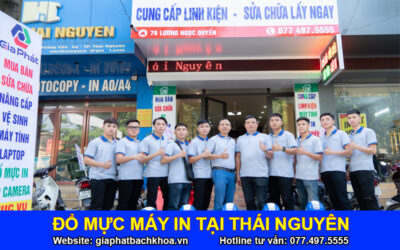 Đổ mực máy in tại Thái Nguyên