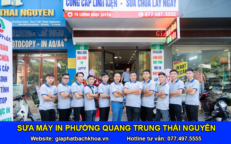 Sửa máy in Phường Quang Trung Thái Nguyên
