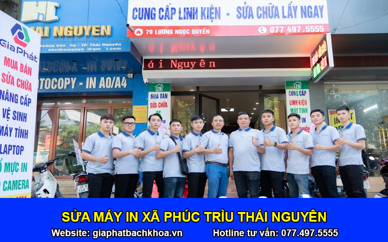 Sửa máy in Xã Phúc Trìu Thái Nguyên