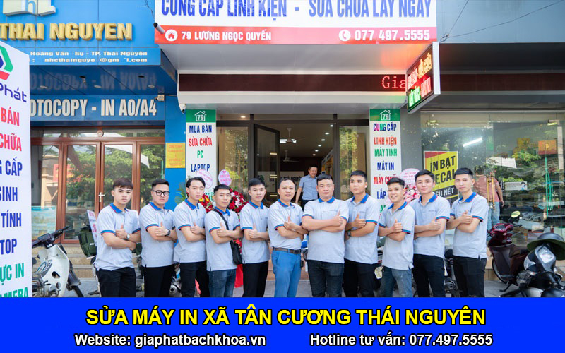 Sửa máy in Xã Tân Cương Thái Nguyên