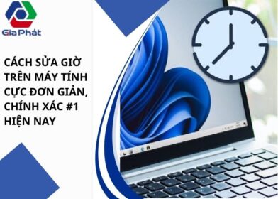 Cách sửa giờ trên máy tính