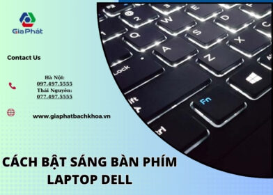 cách bật sáng bàn phím laptop dell