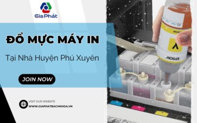 Đổ mực máy in tại nhà huyện Phú Xuyên