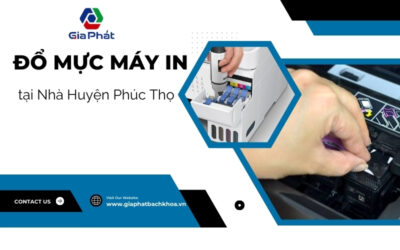 Đổ mực máy in tại nhà huyện Phúc Thọ