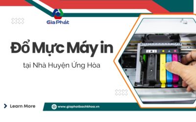 Đổ mực máy in tại nhà huyện ứng hoà