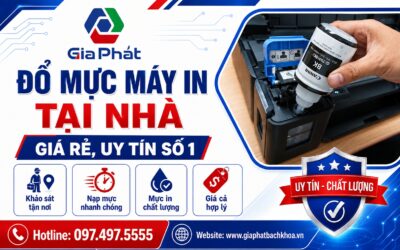 Banner đổ mực máy in tại nhà