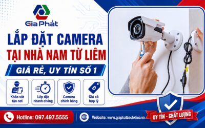 Banner lắp đặt camera tại nhà Nam Từ Liêm