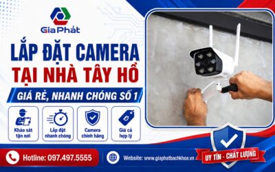 Banner lắp đặt camera tại nhà Tây Hồ