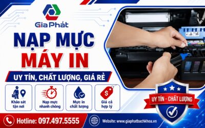 Banner nạp mực máy in