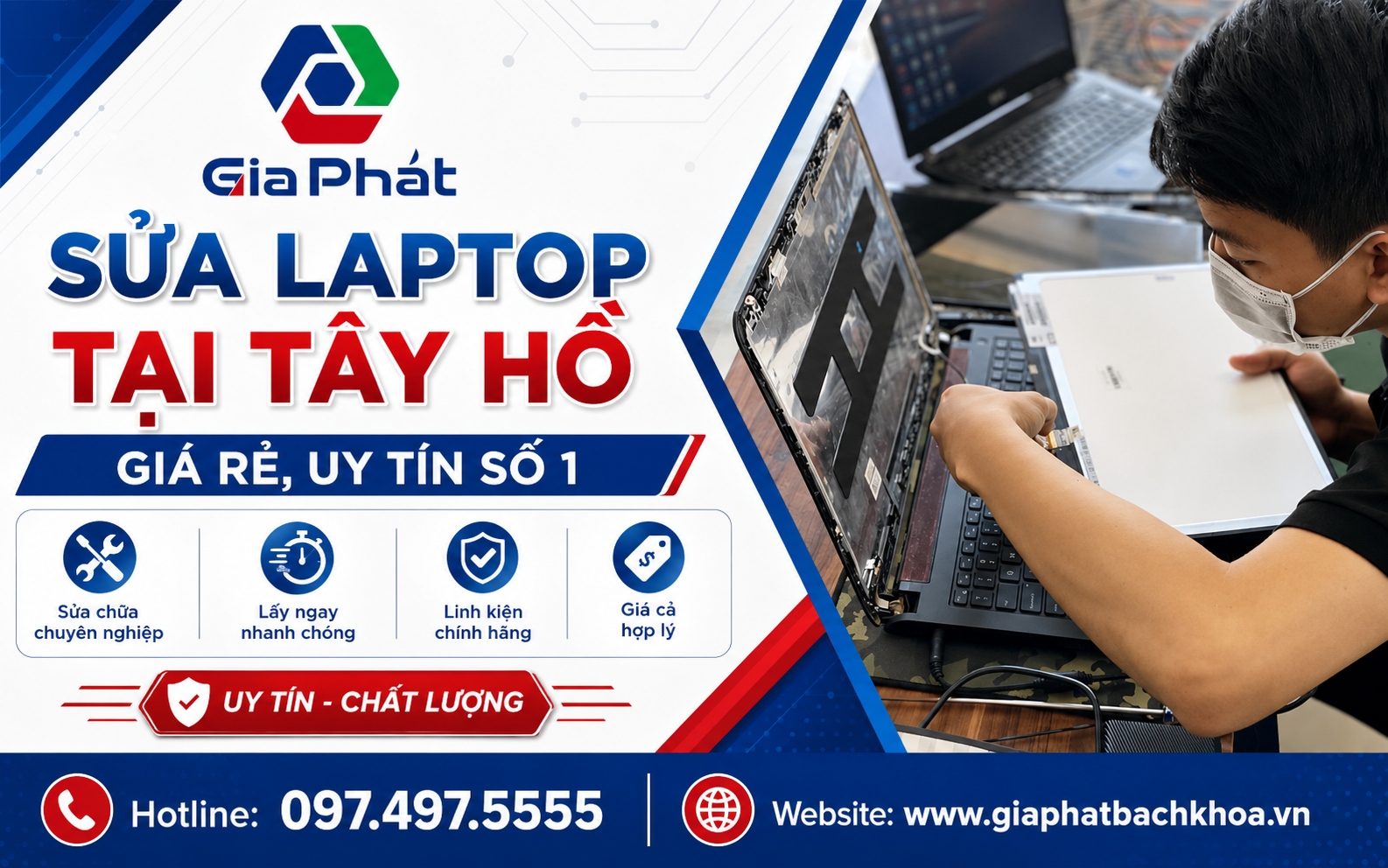 Banner sửa laptop tại Tây Hồ