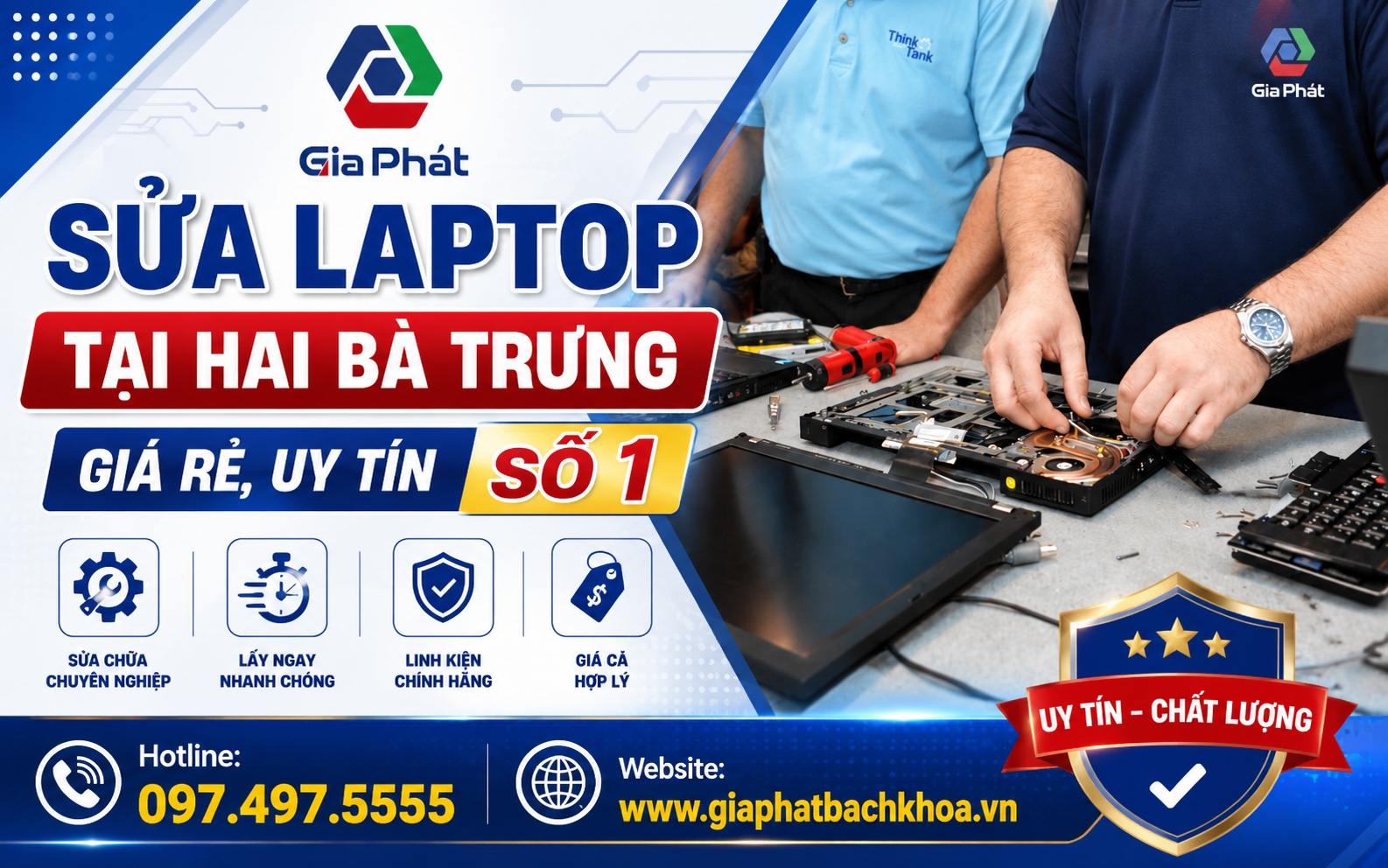 Banner sửa laptop tại Hai Bà Trưng