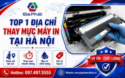 Banner thay mực máy in