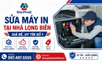 Banner sửa máy in tại nhà Long Biên