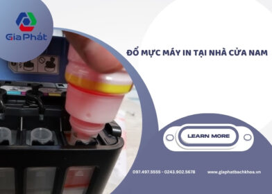 Đổ mực máy in tại nhà Cửa Nam