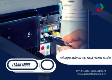 Đổ mực máy in tại nhà Hàng Thiếc