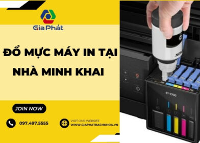 Đổ mực máy in tại nhà Minh Khai
