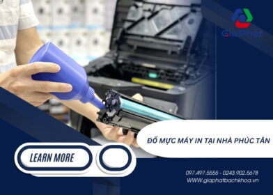 Đổ mực máy in tại nhà Phúc Tân