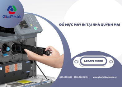 Đổ mực máy in tại nhà Quỳnh Mai