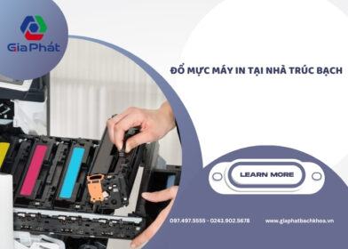 Đổ mực máy in tại nhà Trúc Bạch