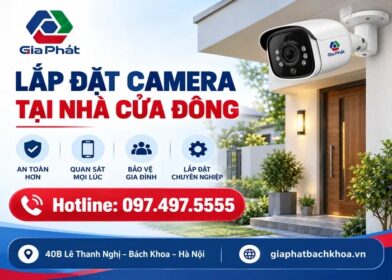 Lắp đặt camera tại nhà Cửa Đông
