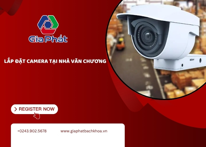 Lắp đặt camera tại nhà Văn Chương