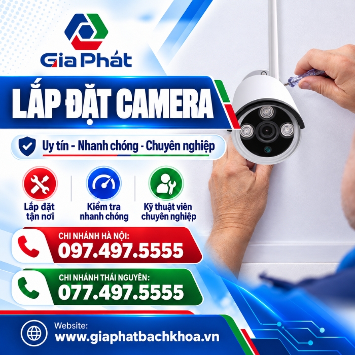 Lắp đặt camera